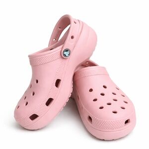 Crocs Pink Adult Classic Platform Clogs Women’s Size 7